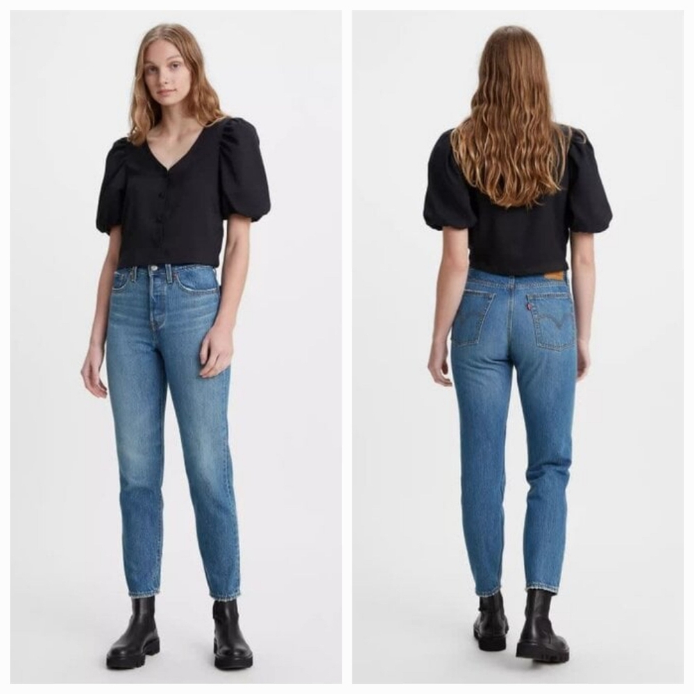 NWOT Levi's 28 Premium Denim Indie Sleeze 90s High Rise Button Fly Wedgie Jean